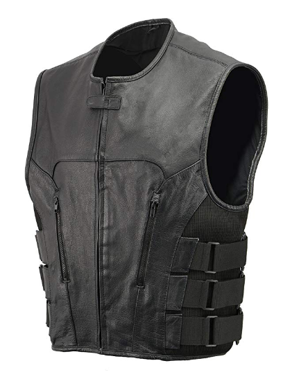 Milwaukee Mens Swat Style Zipper Front Vest Black, 8X-Large 